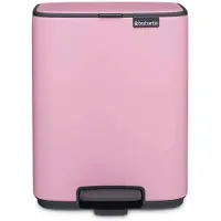 Brabantia Bo, 7 l, Rechteckig, Stahl, Pink, Kunststoff, Terrasse
