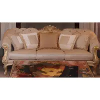 AEA Chesterfield Klassischer Dreisitzer Sofa Wohnlandschaft Textilsofa 3 Sitz Couch