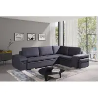 AEA Polstersofa Loungesofa Couch Sitzgruppe Wohnzimmer mit Kissen Sofa L-Form Schlaf