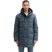 Tom Tailor Herren Hybrid Parka mit aufgesetzten Taschen,27604 - Stormy Blue, M