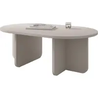 Mirjan 24 Couchtisch Xuala, Stilvoll Wohnzimmer (Farbe: Sandbeige)