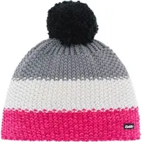 Eisbar Star Pompon Mütze Kids pinkmeliert-white-graumele (142)
