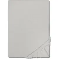 Castell Jersey Baumwoll Spannbettlaken silbergrau 90 x 190 - 100 x 200 cm