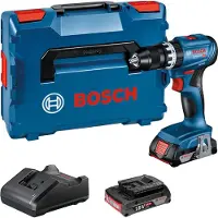Bosch Akku-Schlagbohrschrauber GSB 18V-45, 2 x Akku GBA 18V 2.0Ah in L-BOXX