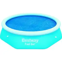 Bestway Flowclear PE-Solarabdeckplane Ø 210 cm, blau, rund