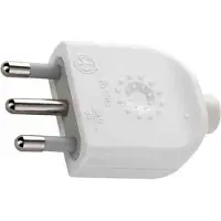 Electraline SPINA MOBILE Schutzkontaktstecker 16A 2P+T für 250V, IP20, Grau