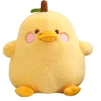 Merkloos Kawaii Plüschente - Plüschspielzeug - Kuschelkissen 40 cm - Weiches Plüsch - Geschenk für Kinder - Leicht zu reinigen