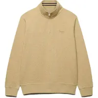 Superdry für Herren. M2014700A Essential Serif Logo Half-Zip-Sweatshirt beige (L), Lässig, Baumwolle