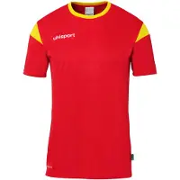 Uhlsport Squad 27 Trikot Kurzarm XL rot/limonengelb