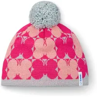 Eisbar - Kid's Butterfly Pompon Mütze - Mütze Gr 53 cm - 5-6 Years rosa