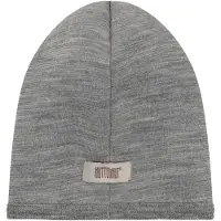 Huttelihut - Kid's Beanie Wool Brushed Inside - Mütze Gr 54 cm - 6-8 Years grau