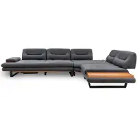 Xl Moebel Gmbh Designer Ecksofa L-Form Luxus Grau Möbel für Wohnzimmer Wohnlandschaft