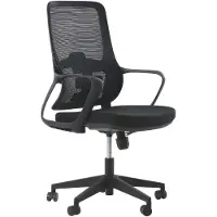 AEA Kompakter Bürostuhl mit Mesh-Rückenlehne und ergonomischem Design