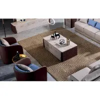 AEA Holztisch Tisch Couchtisch Beistelltisch Sofa Design Wohnzimmer Hochglanz 130x70