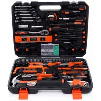 KRAFT&DELE | Mechaniker Werkzeug Set, 168tlg, Steckschlüssel, Auto Reparatur Werkzeug Set, Handwerkzeug Kit Werkzeugkasten, Aufbewahrungsbox