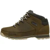 Timberland - Euro Sprint Mid Lace Up Boot Dk Green Nubuck W Camo für Herren aus Leder - Größe 9,5 US