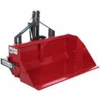 Geotech Hydraulische Heckschaufel für Traktor von 120 cm - Mittlere Baureihe - Tragfähigkeit 300Kg