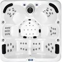 AEA Relaxpool Sprudelbad Outdoor Whirlpool Hydromassagewanne Massagebad 210x210 cm