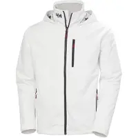 Helly Hansen für Herren. 34442 Segeljacke Crew Hooded Midlayer 2.0 weiß (XL), Lässig, Polyester, Outdoor
