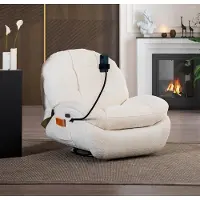 AEA Verstellbarer Luxus Sessel Relax Lounge Kino Polster Drehbar Liege Textil