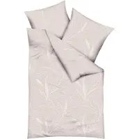 Kaeppel Bettwäsche "Organic", beige (natur), B/L: 135cm x 200cm, 1 Stk., 1 Stk., Mako-Satin, B/L: 80cm x 80cm, 2 Stk., Mako-Satin, Obermaterial: 100% Baumwolle, Bettwäsche, Bettwäsche