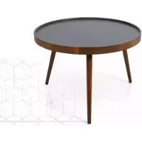 AEA Rund Küche Esstisch Couchtisch Farbe Braun Stil Modern Holz