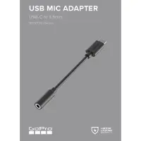 GoPro USB Mic Adapter USB-C to 3.5mm (Mission 1)