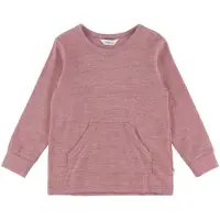 Joha - Kid's Blouse L/S with Belly Pockets - Merinopullover Gr 80 rosa