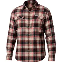 Columbia Men's Flare Gun Stretch Flannel Shirt ancient fossil, dispersed plaid (272) M