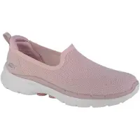 SKECHERS Go Walk 6 - Clear Virtue 124505-MVE, Sneaker, Damen, Rosa, Größe: 36