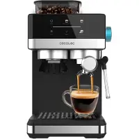 Cecotec Espressomaschine Power Espresso 20 Grind Fresh. 1350W, 20 Bar, Touchscreen, Thermoblock, Wassertank 1,7L