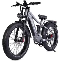 Shengmilo S7 Gelände-Elektrofahrrad, 48 V / 25 Ah, hydraulische Scheibenbremsen vorne und hinten, Federgabel, maximale Traglast 200 kg