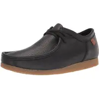 Clarks Herren Shacre Ii Run Oxford, Schwarzes Leder, 42 EU