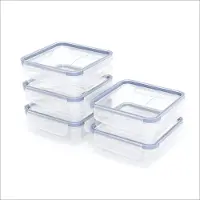 Rotho Clic & Lock Frischhaltedosen mit Deckel 0,8 L 5er-Set auslaufsicher