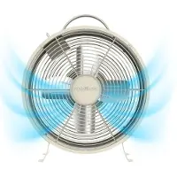 Cecotec Tischventilator EnergySilence 400 RetroDesk Beige Cool, 25 W