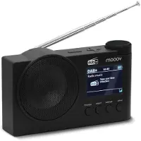 Metronic MOOOV 477254 Tragbares Digitalradio Dab/Dab Plus/FM, Bluetooth und USB – Weckerf