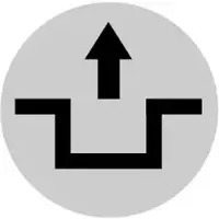 Eaton 218353 Tastenlinse, hoch weiß, Symbol entriegeln M22-XDLH-W-X12 - 10 Stück