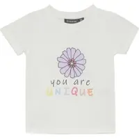 Color Kids Baby Tshirt W. Chestprint Short Sleeve 742533 snow white (1161) 110