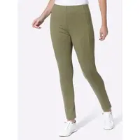 HEINE Jersey-Schlupfhose in khaki | Gr.: 36