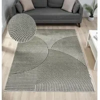 Otto Home "Bentori, Hoch-Tief-Struktur, Scandi" rechteckig 11 mm Höhe Modernes Design mit Boho-Charme, Wohnzimmer, Schlafzimmer