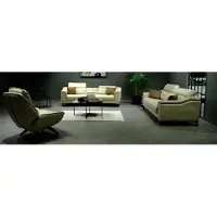 AEA Komplette Couchgarnitur Designer 3-Sitzer Zweisitzer r Sessel