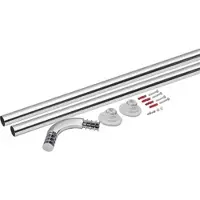 Evenes Winkelstange ESOM 25 mm, kürzbar, weiß, 900 x 900 mm - 93 966 60