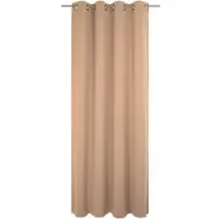 Wirth Vorhang "Sunday", orange (terra), B:142cm H:375cm, Jacquard, Baumwolle, Polyester, Gardinen, Vorhang, nach Maß