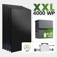 TEPTO Plug&Play PV-Anlage 4000W mit Avocado und FoxEss Q1-2000-E mit 4,22 kWh Speicher...