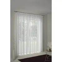 Wirth 1100000002199 "Patricia" Gr. 6, weiß, B:450cm H:145cm, Voile, Polyester, Gardinen, 1100000002199, Store