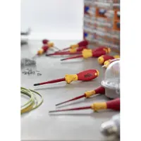 Wiha Schraubendreher SoftFinish electric slimFix Schlitz auf SB-Karte