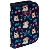 Astra | Federmäppchen Dear Puppy, 20 x 14 x 3,5 cm, einzigartiges Design, praktischer Organizer für Schüler