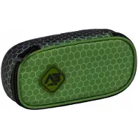 Astra papiernicze | Federmäppchen Hexagon Grün Ombre, 22 x 9 x 5 cm, verstärkt, praktischer Organizer