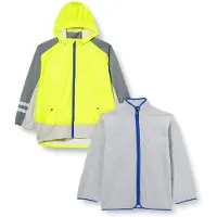 Playshoes Uni Kinder Wasserdichte Funktions-jacke 3 In 1 Regenmantel Regenjac