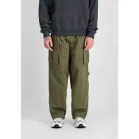 Alpha industries Cargohose "Ripstop Patchwork Pant", Herren, Gr. 30, Normalgrößen, grün (schwarz olive), Obermaterial: 100% Baumwolle, Hosen Cargohose